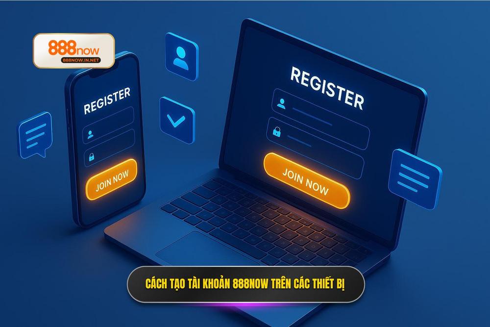 3.cách Tạo Tài Khoản 888now Trên Các Thiết Bị Khác Nhau
